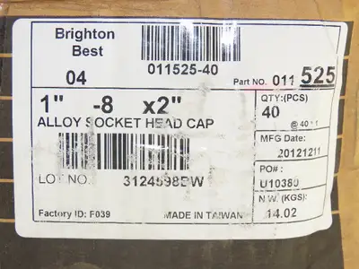 New | in-Stock BRIGHTON BEST _UNKNOWN_ Miscellaneous MRO | Arrow Industrial #650083