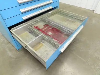 Nu-Era Modular Tool Storage Cabinet 12 Drawer 45x28x61" Stanley Vidmar Lista