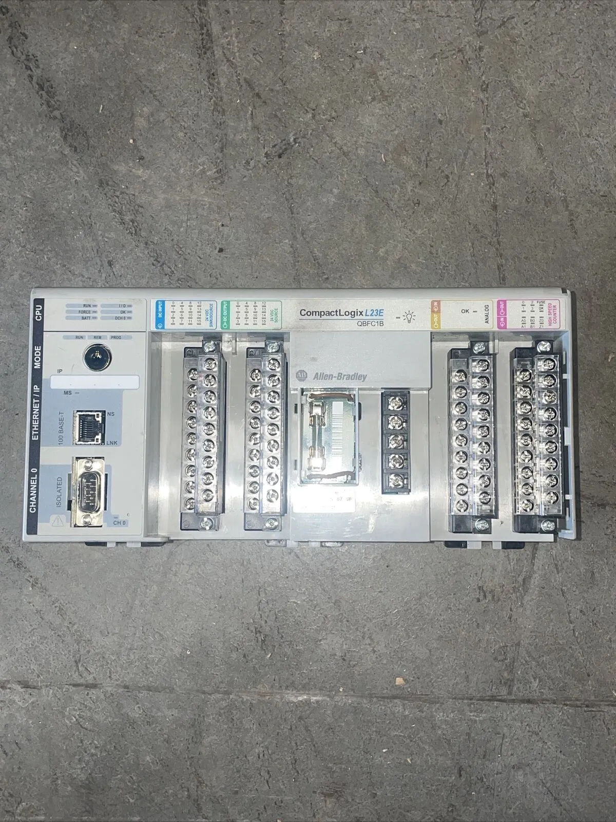 Allen Bradley 1769-L23E-QBFC1B QBFCIB ECR CompactLogix Controller ENET 5323E @2B