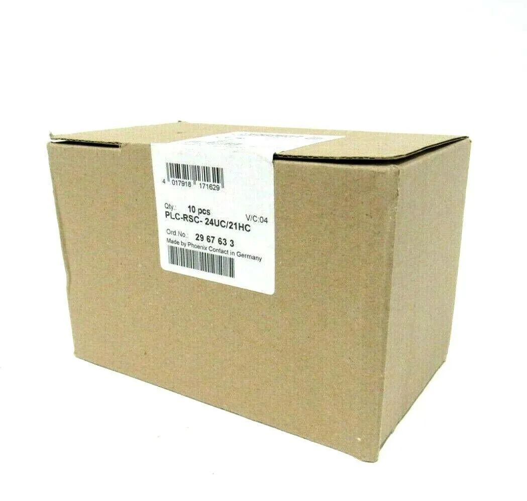 LOT OF 10 NEW SEALED PHOENIX CONTACT PLC-RSC- 24UC/21HC RELAY MODULES PLCRSC24UC