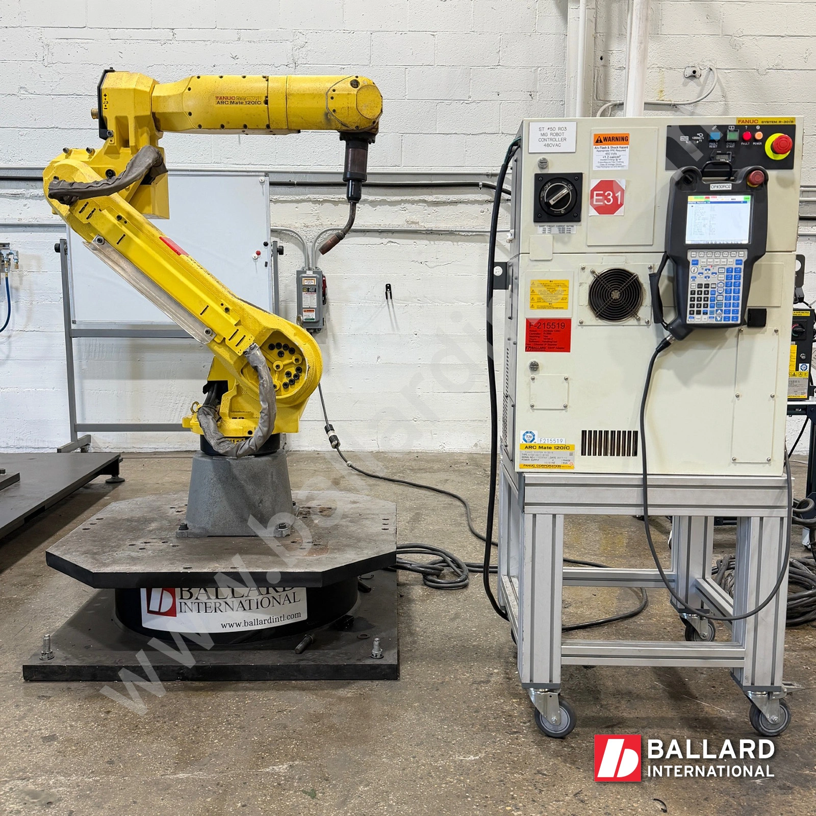 FANUC ARC Mate 120iC Robot System w/ R30iB Controller