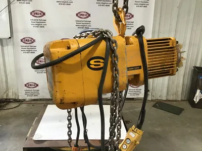 1 Ton Harrington Chain Hoist IC-BN 60Hz 0.85 Motor (missing end cap)