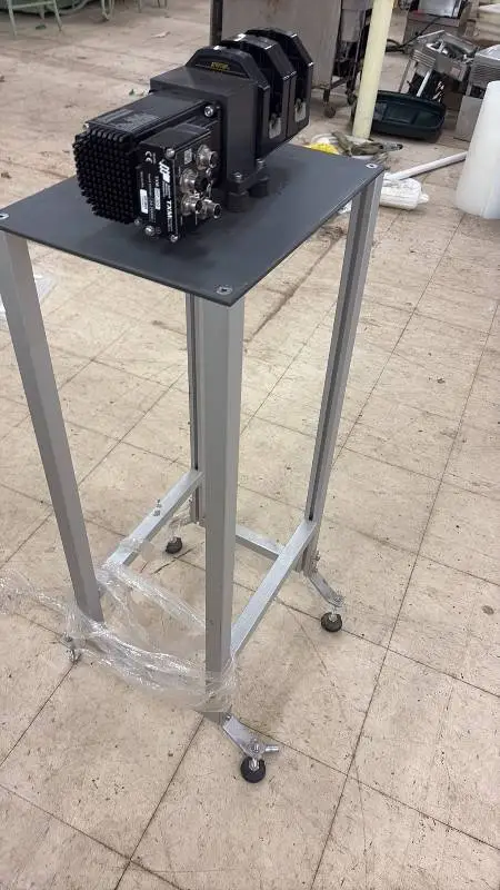 Industrial Electric Motor Assembly on Rolling Stand