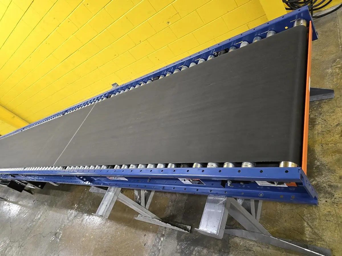 Used MHS ROLLER BED BELT CONVEYOR Belt Conveyors Wisconsin US | Packer City Sales #1297697