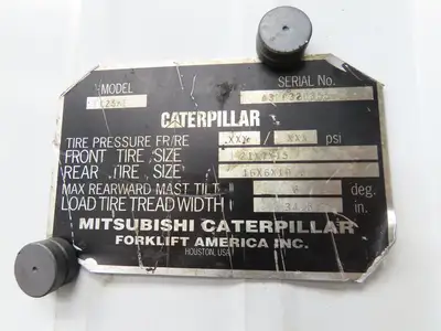 Caterpillar 94243-03090 Hydraulic Forklift Tilt Cylinder From EC25KE Forklift