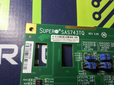 SUPERMICRO SAS743TQ SAS BACKPLANE CIRCUIT BOARD