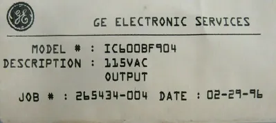 NEW GE FANUC IC600BF904 OUTPUT MODULE