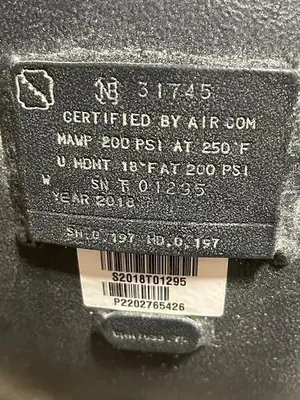 2018 Used Quincy 20HP Rotary Screw Compressor w/ Dryer