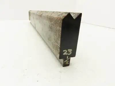 Punch Press Die 23-1/4" Long 90° V Offset 1-7/32" W2-3/4" H 5/8x5/16" V