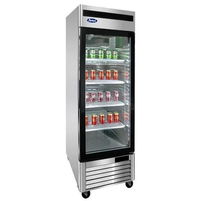 New | in-Stock Atosa New Atosa MCF8701GR Bottom Mount (1) Glass Door Merchandiser Freezer Display Freezers Illinois US | Falcon Restaurant Supply #1375440