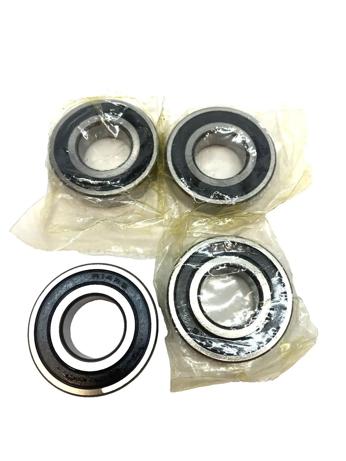 R14RS | Deep Groove Ball Bearing, Rubber-Sealed Both Sides LOT OF 4 - New Other