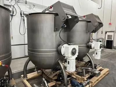 USED 2020 DC NORRIS LTD. 600 GALLON HEMISPHERICAL KETTLE (SCRAPE)