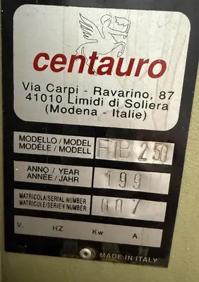 CENTAURO, FIB-250 LATHE