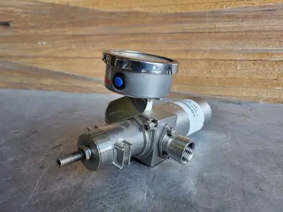 500 kPA Pressure Gauge Assembly, 316L Stainless Steel