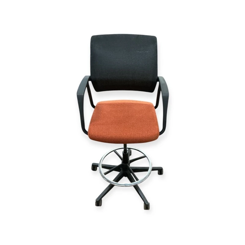Kimball Draft Chair Orange Retails new for $699