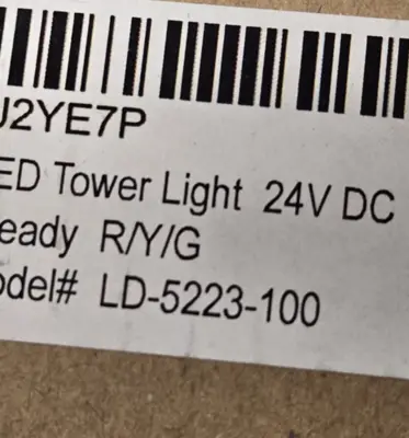 Lot of 3 New American LED-gible LD-5223-100 3-Section LED Tower Light
