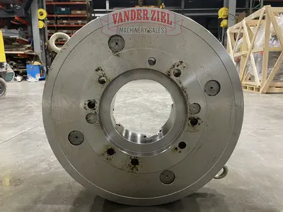 Used SAMCHULLY SAMCHULLY 25" FOUR JAW CHUCK, 8 1/2" BORE Chucks Michigan US | Vander Ziel Machinery Sales #1262372