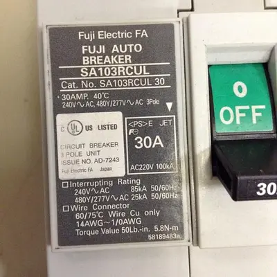 USED FUJI ELECTRIC SA103RCUL 30