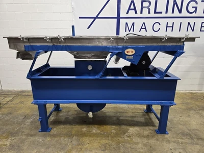 24" Wide X 108" L Witte Fluid Bed Dryer / Classifier With Cyclone