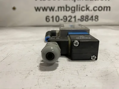 Festo MVH-5-1/4-B 1/4” 5/2-Way Air/Pneumatic Solenoid Valve 28-145psi 24VDC