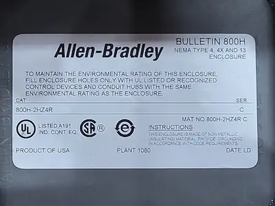 NEW ALLEN-BRADLEY 800H-2HZ4R