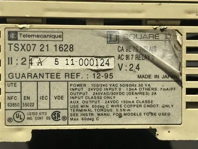 USED TELEMECANIQUE TSX07 21 1628