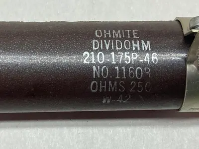 New | in-Stock OHMITE 1160B 210-175P-46 Miscellaneous Equipment (Electrical & Power) Ohio US | Surplus Asset Holdings #1209772