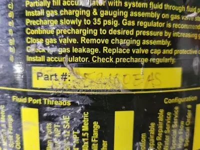 2000 psi Gas Tank