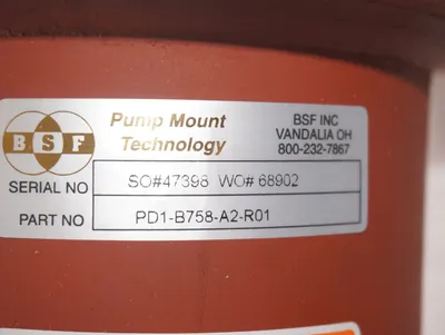 NEW BSF PUMP MOUNT TECHNOLOGY PD1-B758-A2-R01 PUMP MOUNT PD1B758A2R01