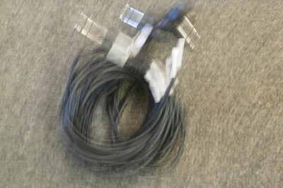 (Pair) 2 Channel Instrument Cable(1/4Strt-1/4 Angled) 10' END TO END
