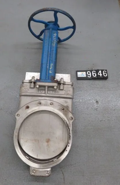 TL 16"-150 knife gate valve, hand wheel operated