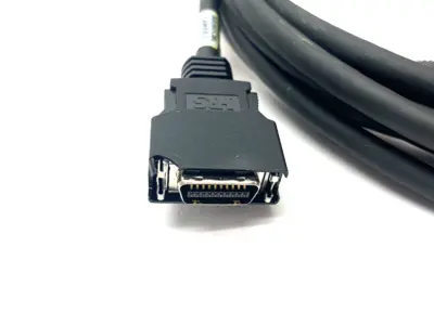 USED KEYENCE L-SHAPED CONNECTOR CAMERA CABLE 5M FOR HIGH SPEED CAMERA