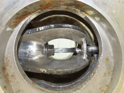 Ahlstrom AM20.15 Chemical Mixer 5"x 8" Flanged 5-Vane Impeller