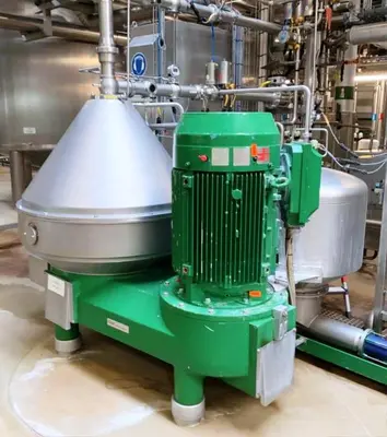 Westfalia PROFI 400 beer filtration centrifuge, 316SS.