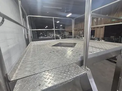 6' Stainless Steel Mezzanine