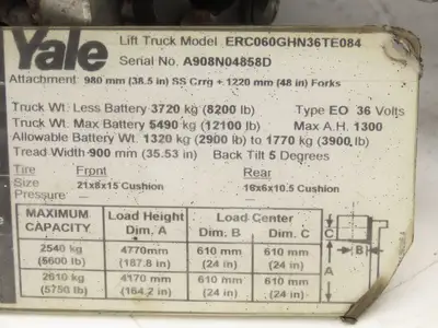Sauer Danfoss 8509399 Forklift Hydraulic Motor/Pump 36/48V Yale ERC060GHN36TE084