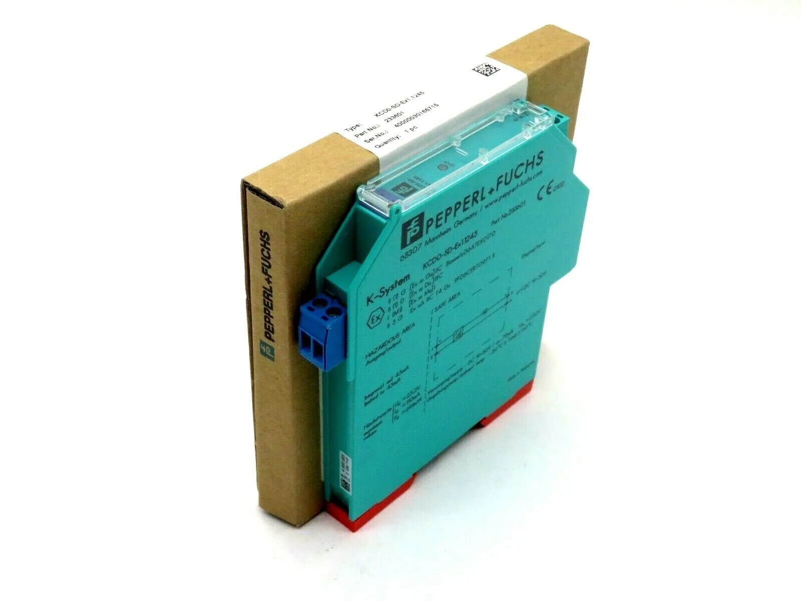 NEW PEPPERL+FUCHS KCD0-SD-EX1.1245 SOLENOID DRIVER KCD0SDEX11245