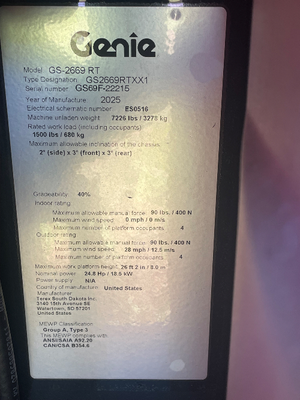 NEW 2025 Genie GS-2669 RT