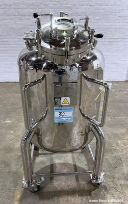 Olsa 250 Liter Vertical 316L Stainless Steel Pressure Tank