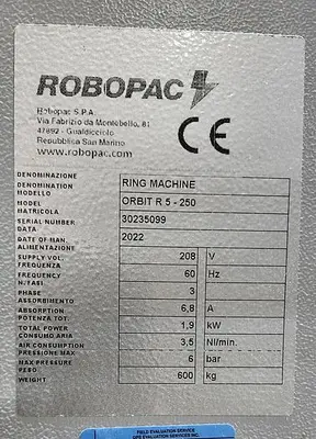 USED 2022 ROBOPAC ORBIT R5-250