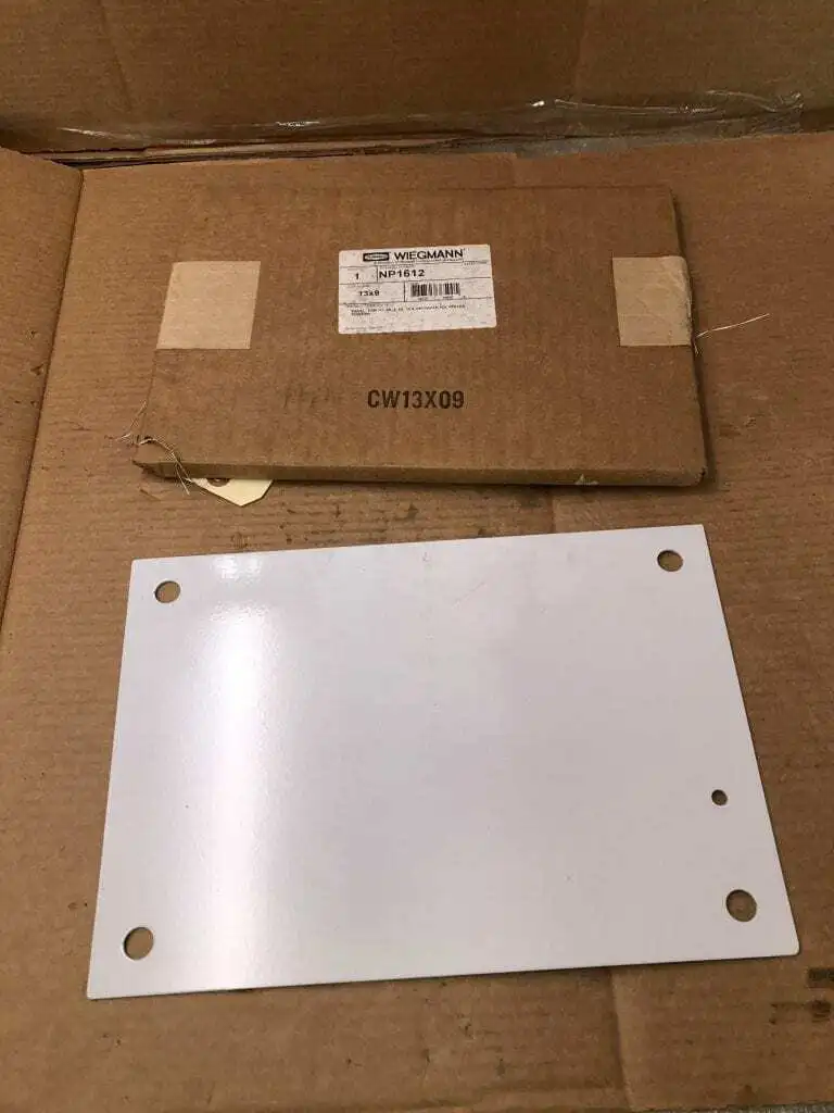 Hubbell Wiegmann NP1612 13″ X 9″ Backpanel -NIB