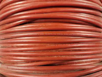 600V Stranded Copper Wire RW90 XLPE, 12 AWG, 7 Conductors
