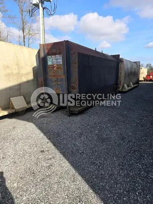 Used REACTION T200X CROSS CYLINDER STATIONARY COMPACTOR WITH RECIEVER BOX Misc Recycling British Columbia CA | US Recycling Equipment #1281326