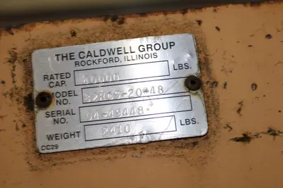 Used CALDWELL 82RCS-20-48 Coil Lifters Ohio US | D & D Industries #1296390