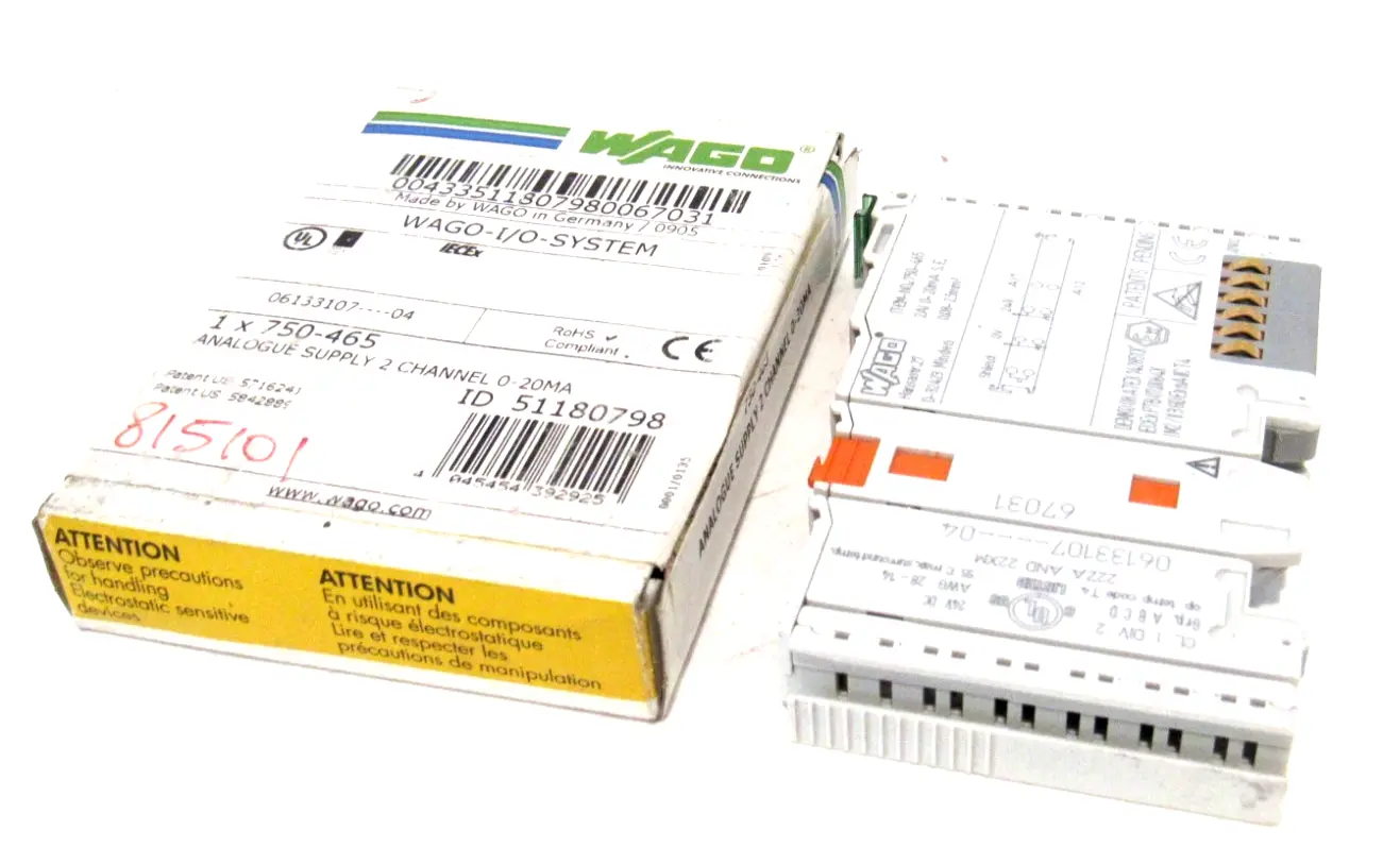 NEW WAGO 750-465 ANALOG MODULE 750465