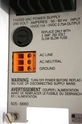 USED SIEMENS 505-6660 POWER SUPPLY 5056660