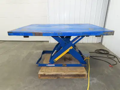 Vestil Hydraulic Scissor Lift Table 2000lb 72x48" Top 36" Travel 480V 3Ph