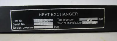 Chicago Pneumatic Air Compressor Heat Exchanger Aftercooler Part no. 1312100611