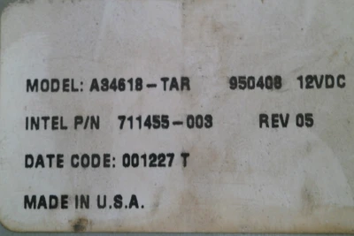 USED Intel A34618-TAR