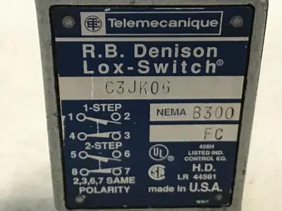 Used TELEMECANIQUE C3JK06 Relays & Switches Michigan US | Ideal Machinery #1173966